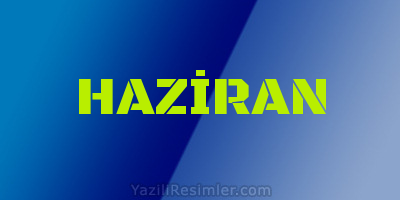 HAZİRAN