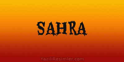 SAHRA