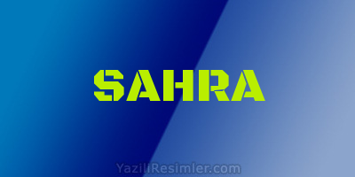 SAHRA