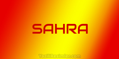 SAHRA
