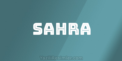 SAHRA