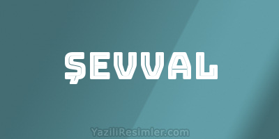 ŞEVVAL