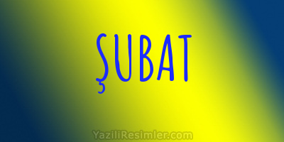 ŞUBAT