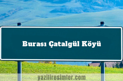 Burası Çatalgül Köyü